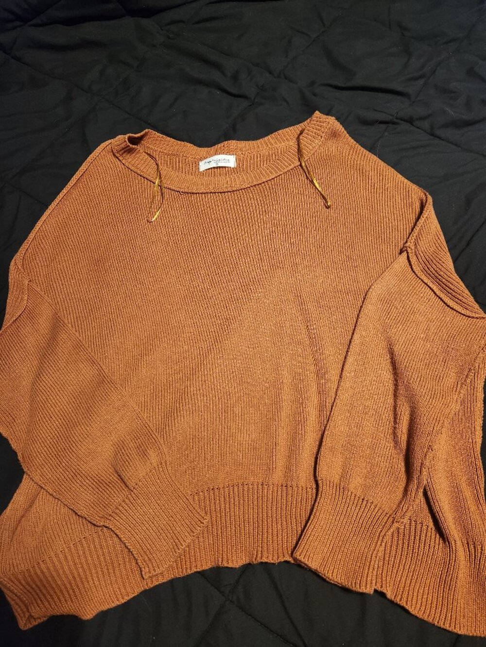 Impressions Boutique Chunky Knit Split Hem Sweater